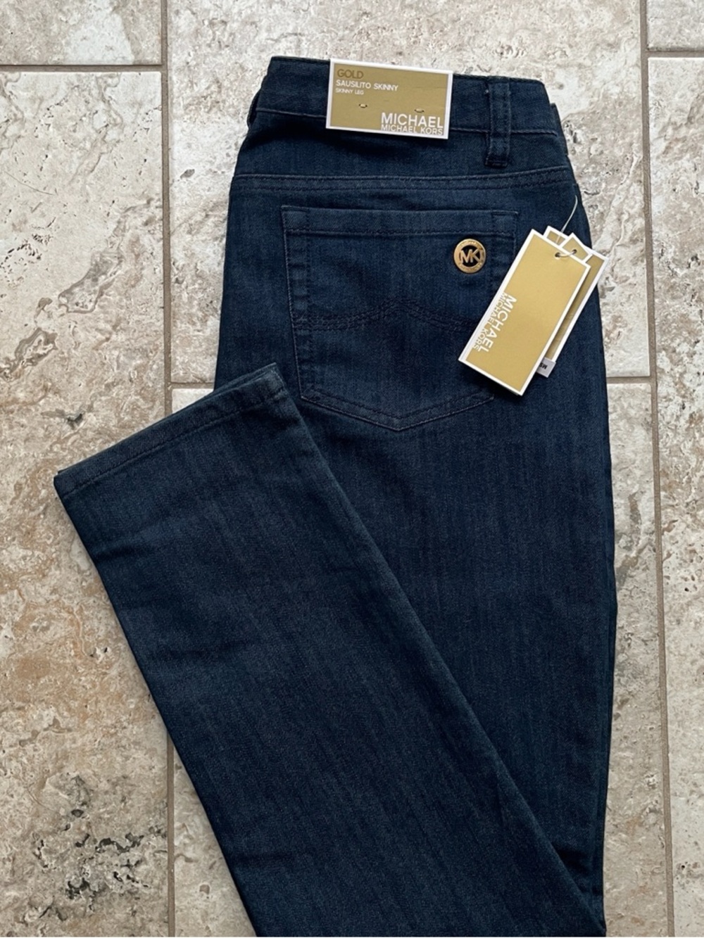 Michael Kors Women’s Stretch Skinny Jeans Dark Wash Size 6P - NWT